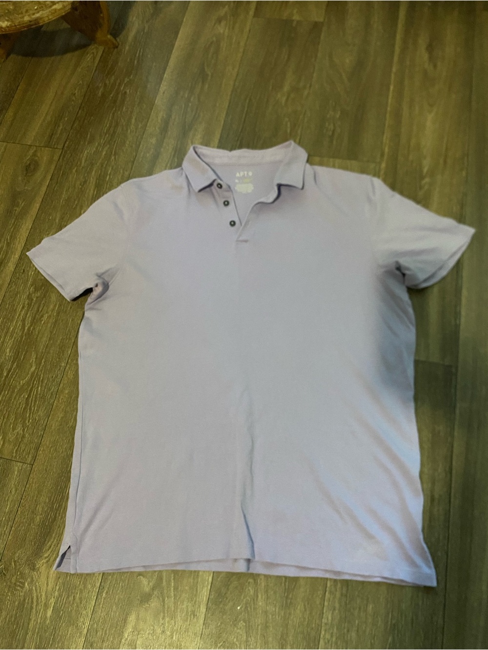 Apt. 9 Men's Lavender Short-Sleeve Polo